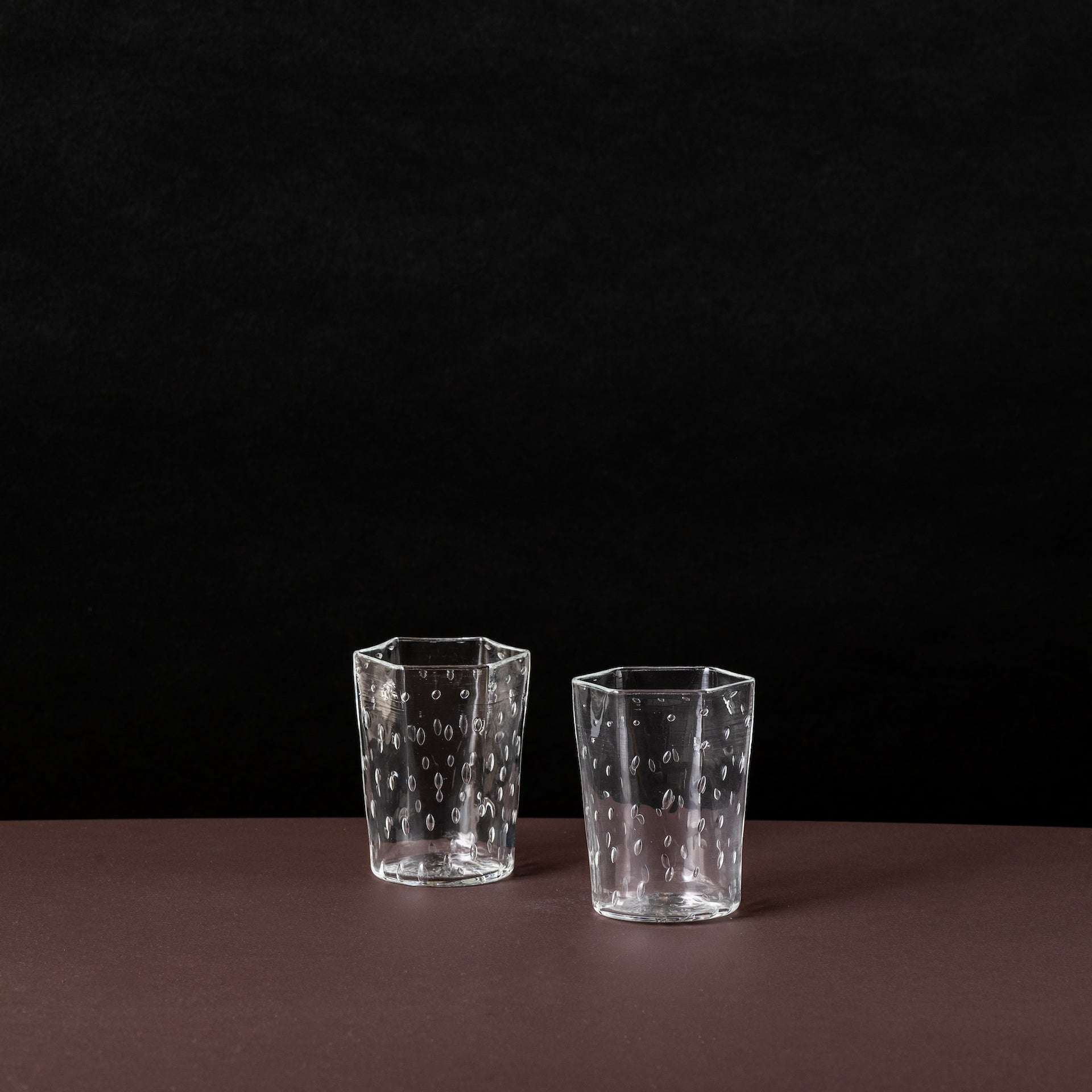 [新品]ガラス製夏三つ足香炉　TSUGE GLASS最終値下げ価格 希少未使用品]ガラス製夏三つ足香炉 TSUGE GLASS